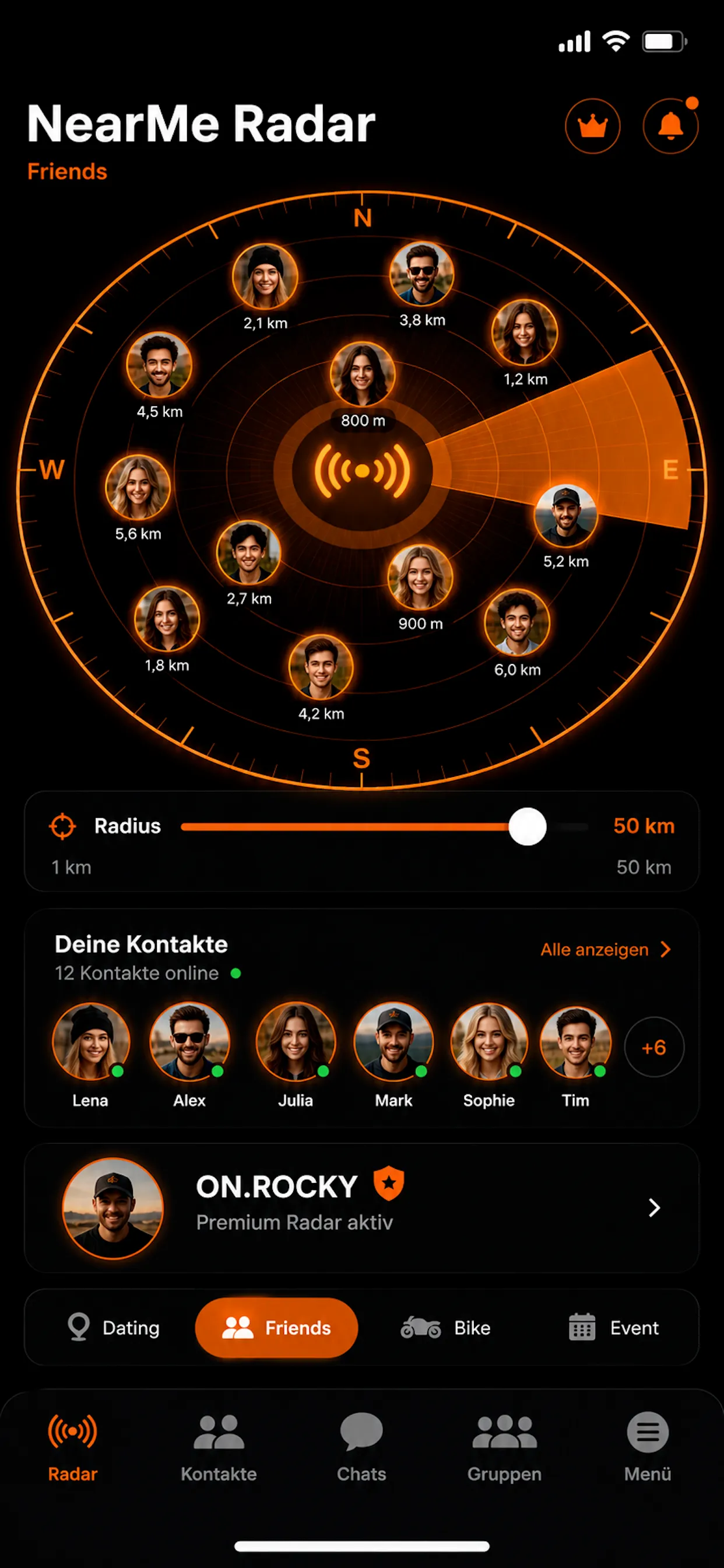 NearMe Radar